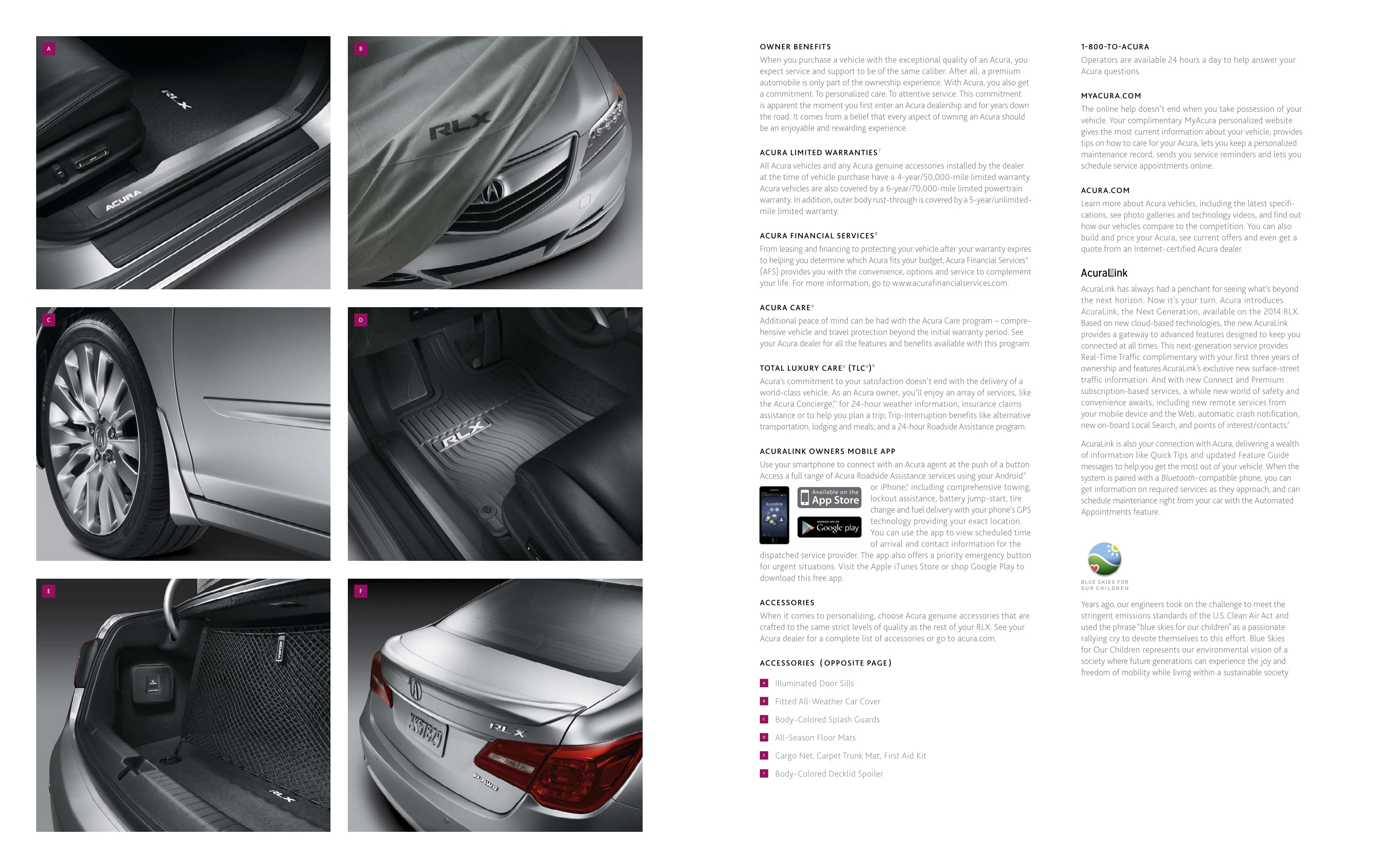 2014 Acura RLX Brochure Page 15